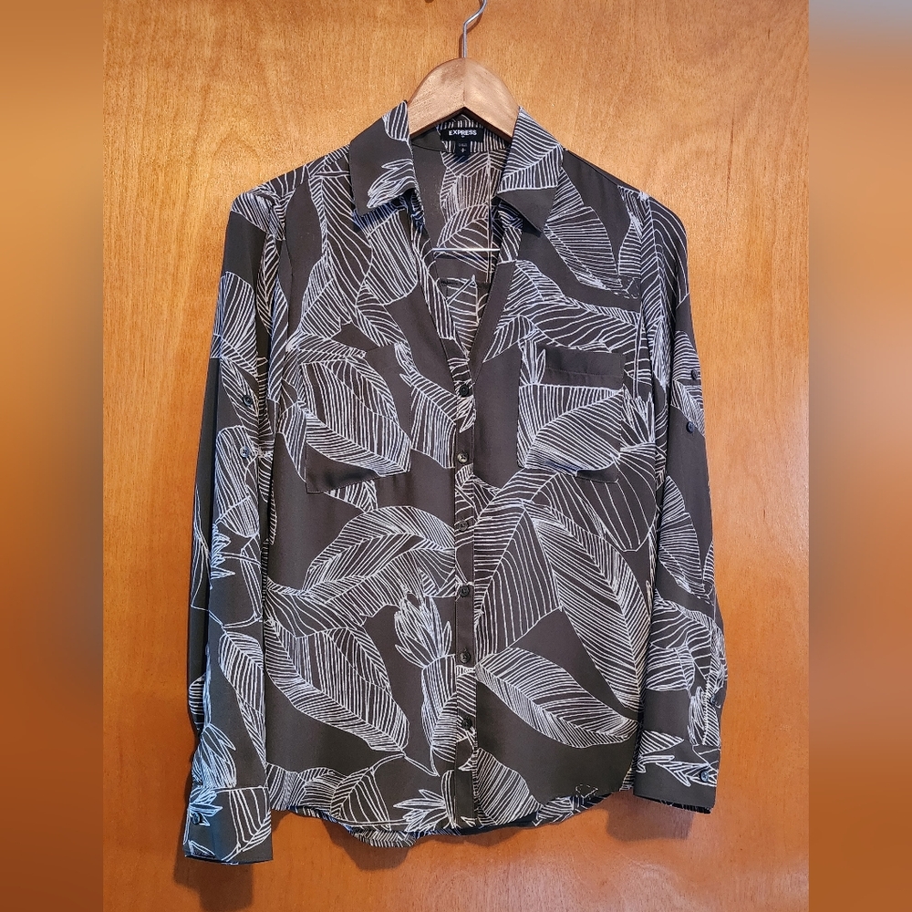 Botanical Business Casual Button-Up Shirt